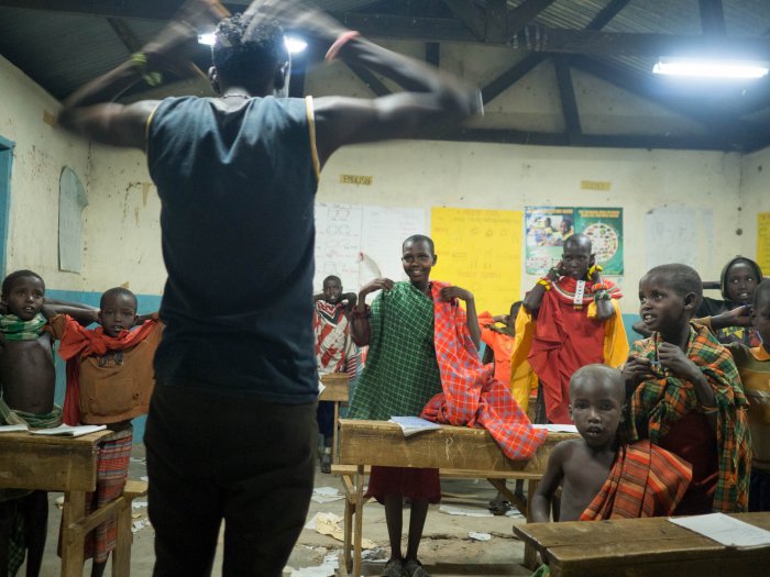 Lchekutis, los niños pastores masai